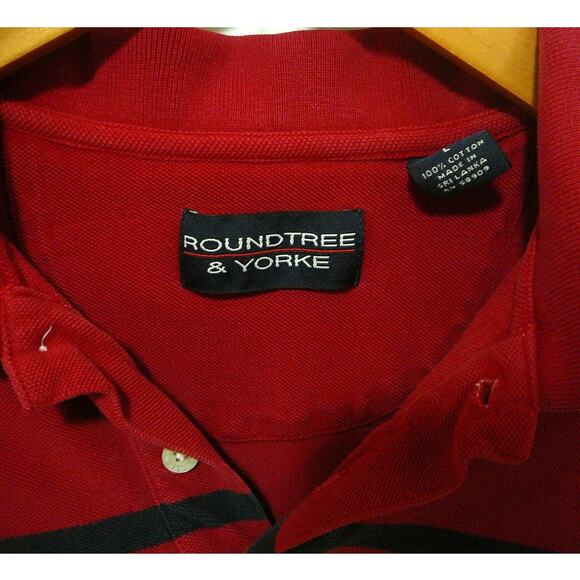 Roundtree & Yorke Men's "L" Polo Shirt - Picture 3 of 4